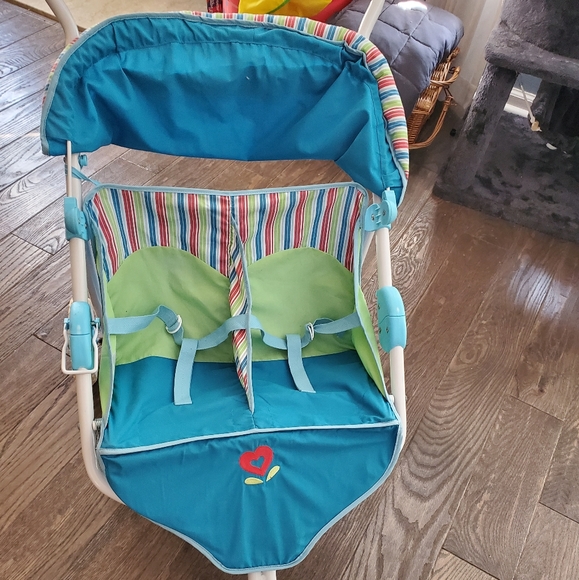 american girl bitty baby double stroller